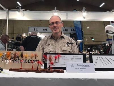 Me at the tying table Me at the tying table