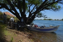 Preparing lunch on the bank Preparing lunch on the bank