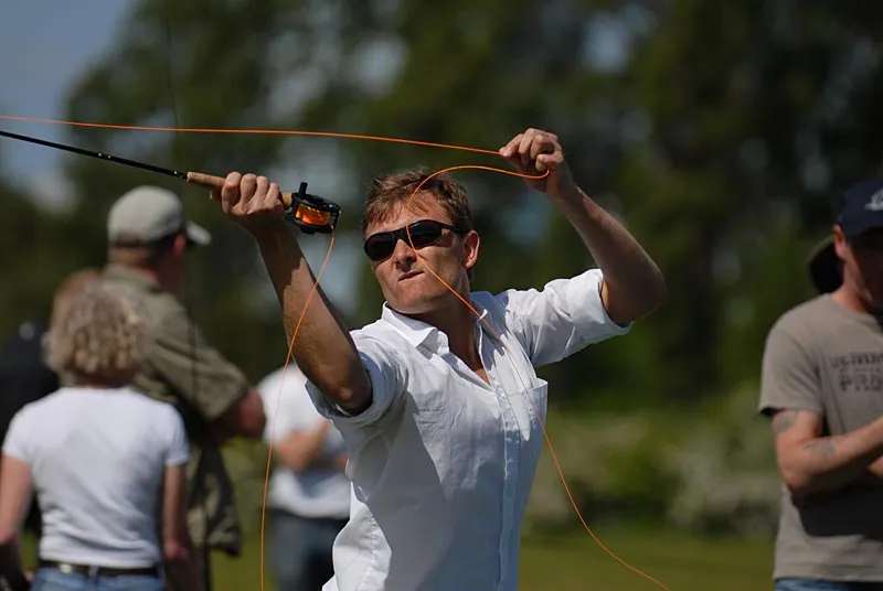 Casting chapionships - Jari Wiklund, who reported from last year's venue participated again this year